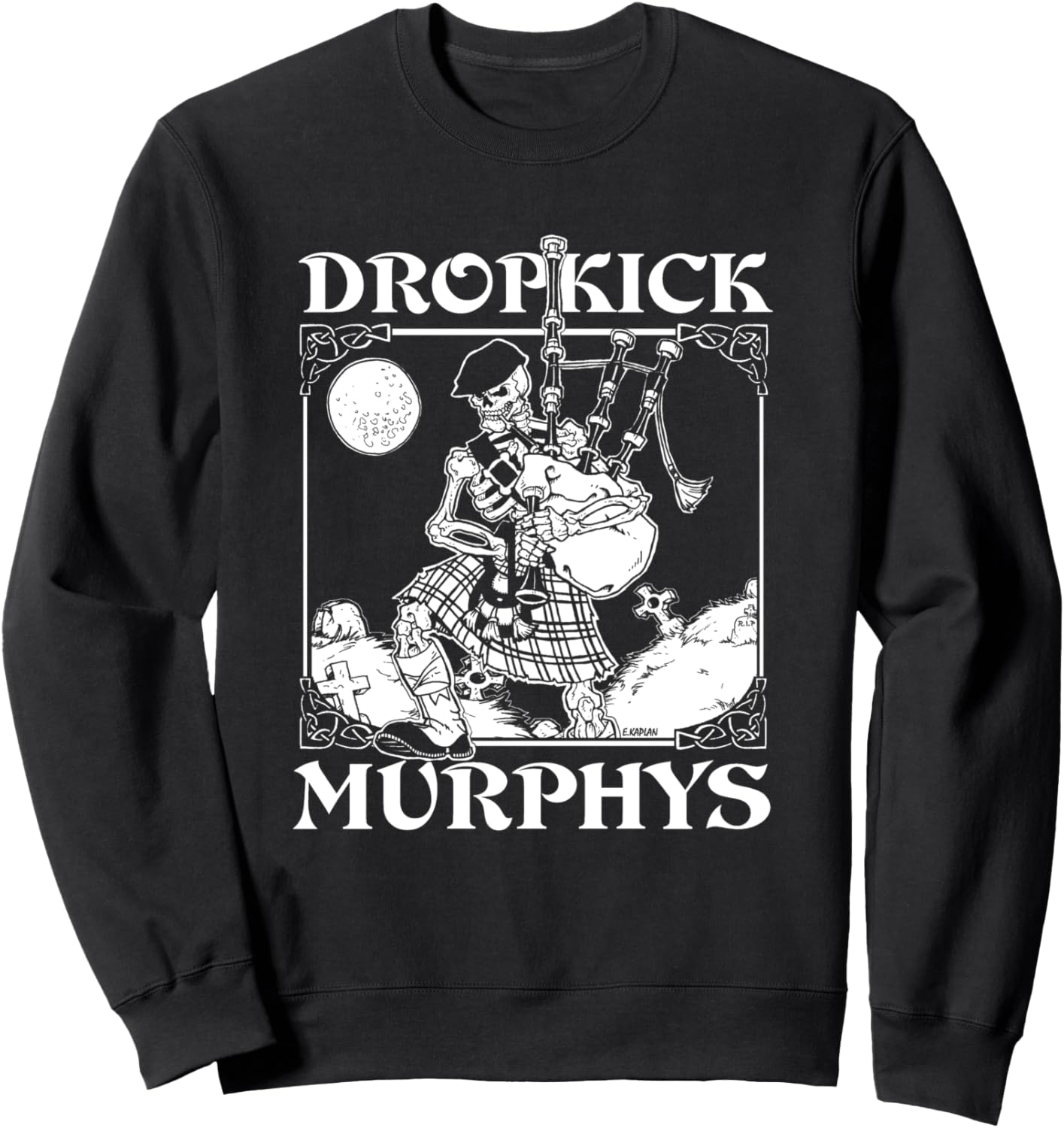Dropkick Murphys - Официальная продукция - Толстовка Skeleton Piper, черный
Dropkick Murphys - Официальная продукция - Толстовка Skeleton Piper, черный