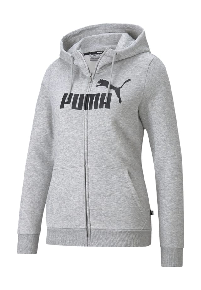 Толстовка с капюшоном и шнурком Puma, серый 
Толстовка с капюшоном и шнурком Puma, серый