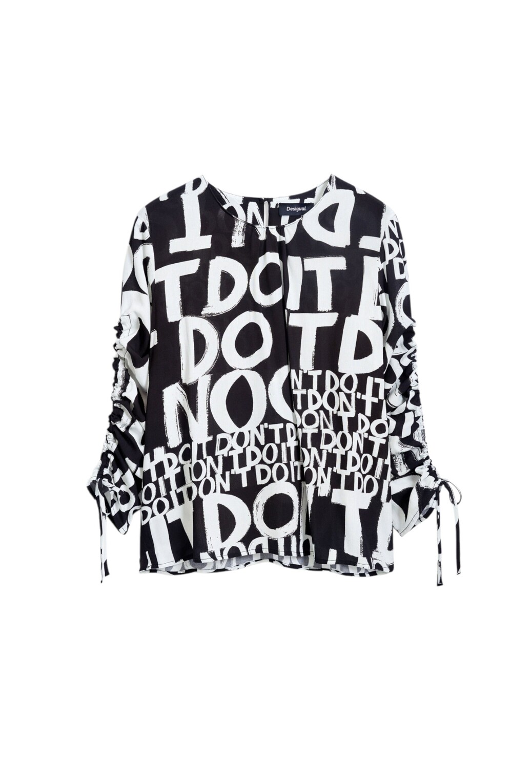 Блуза Desigual с принтом, черный
Блуза Desigual с принтом, черный