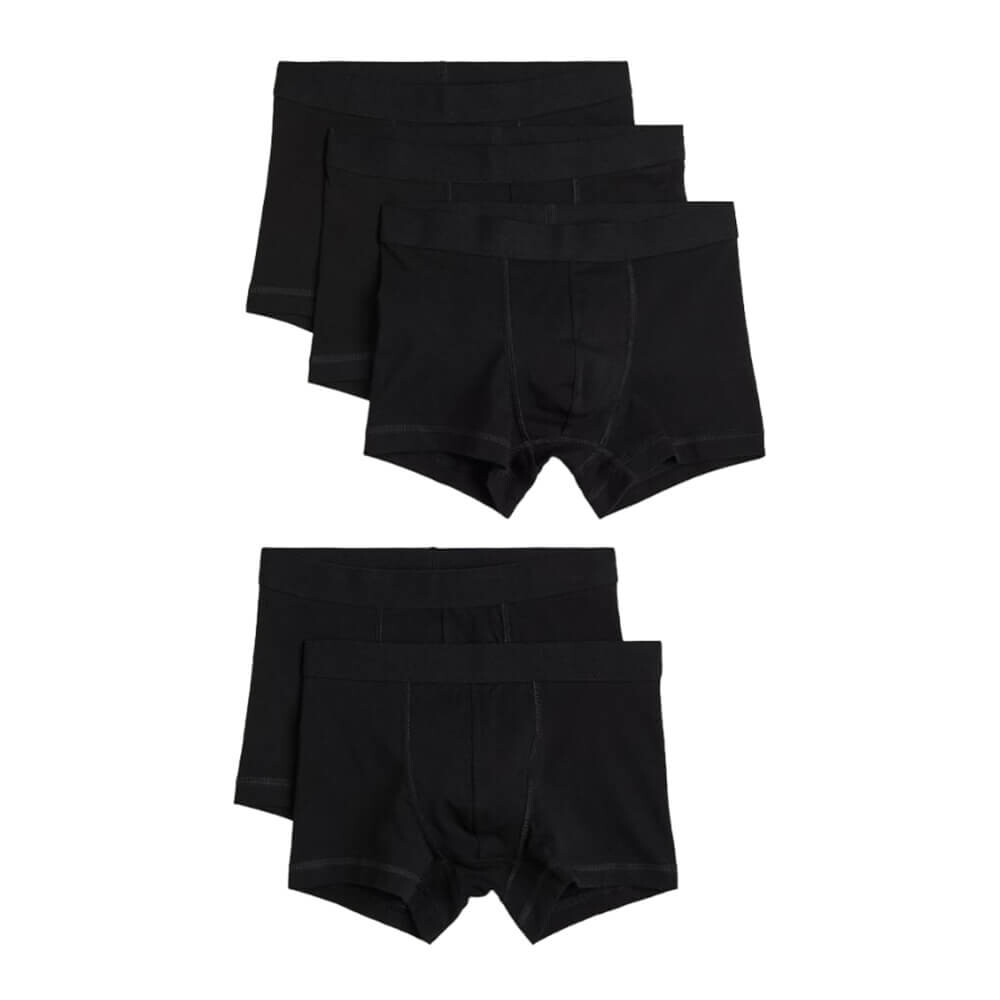 Комплект из 5 боксеров H&M, черный
Комплект из 5 боксеров H&M, черный