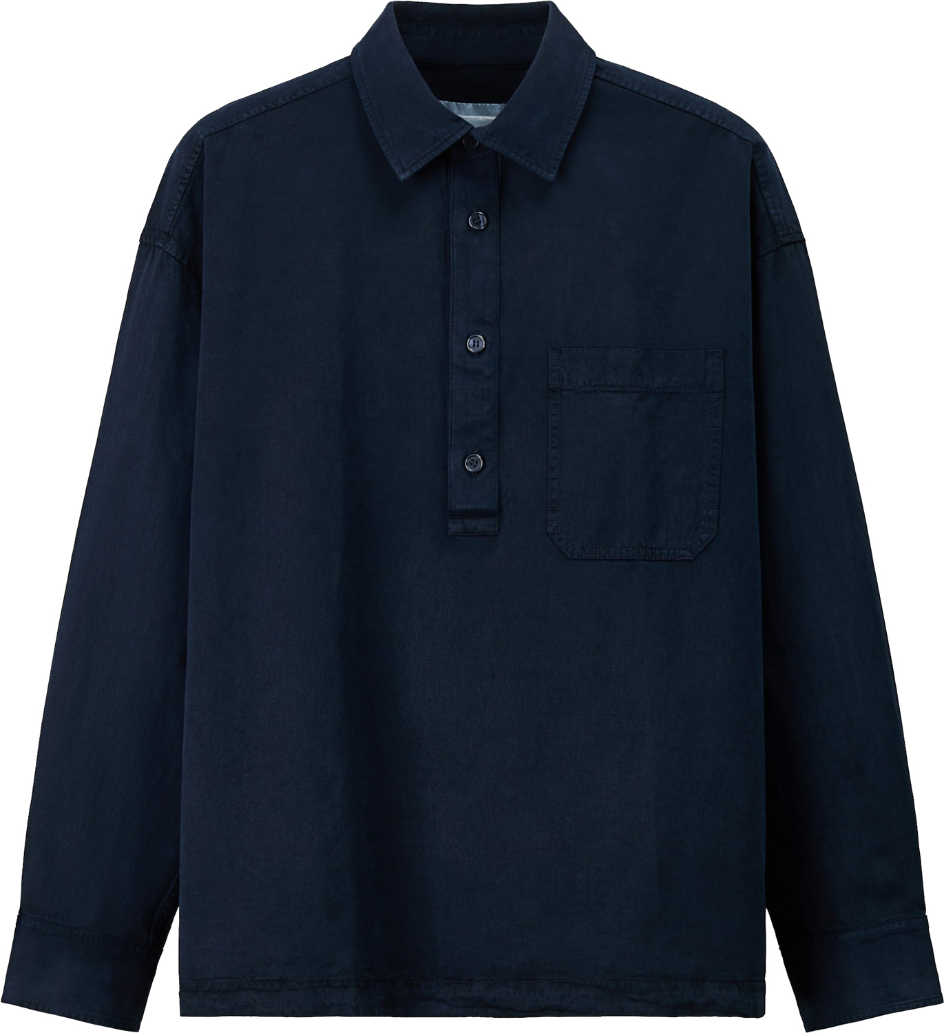 Рубашка H&M Atelier Loose Fit Popover, темно-синий
Рубашка H&M Atelier Loose Fit Popover, темно-синий