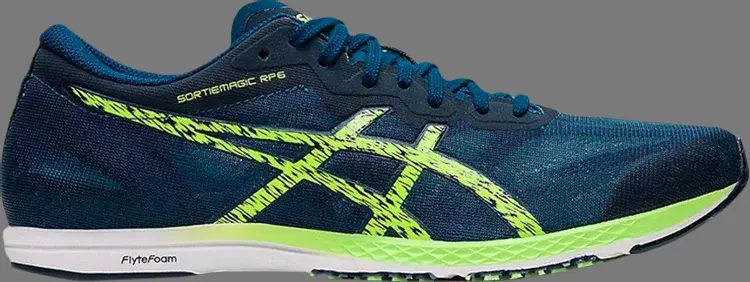 Кроссовки sortiemagic rp 6 'mako blue hazard green' Asics, синий 
Кроссовки sortiemagic rp 6 'mako blue hazard green' Asics, синий