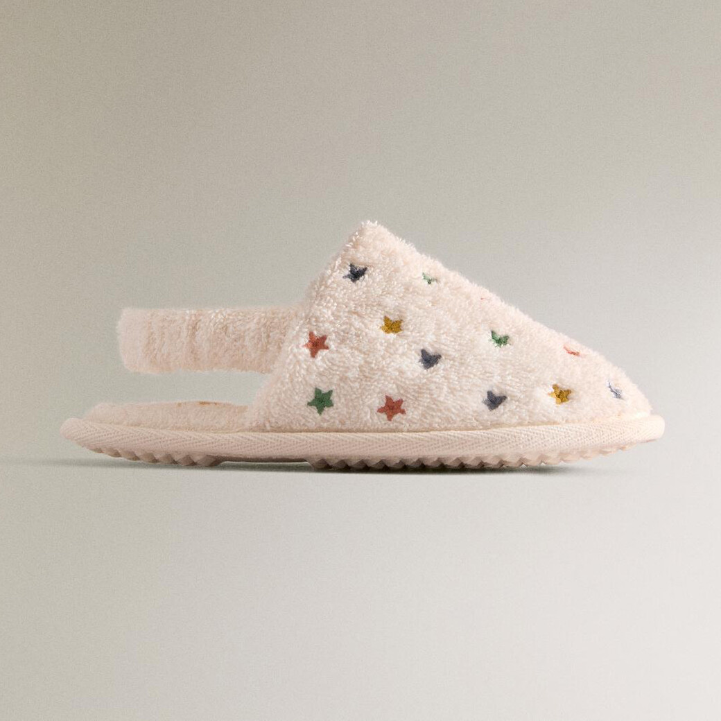 Детские тапочки Zara Home Star Print Terry Bathroom, розовато-кремовый
Детские тапочки Zara Home Star Print Terry Bathroom, розовато-кремовый