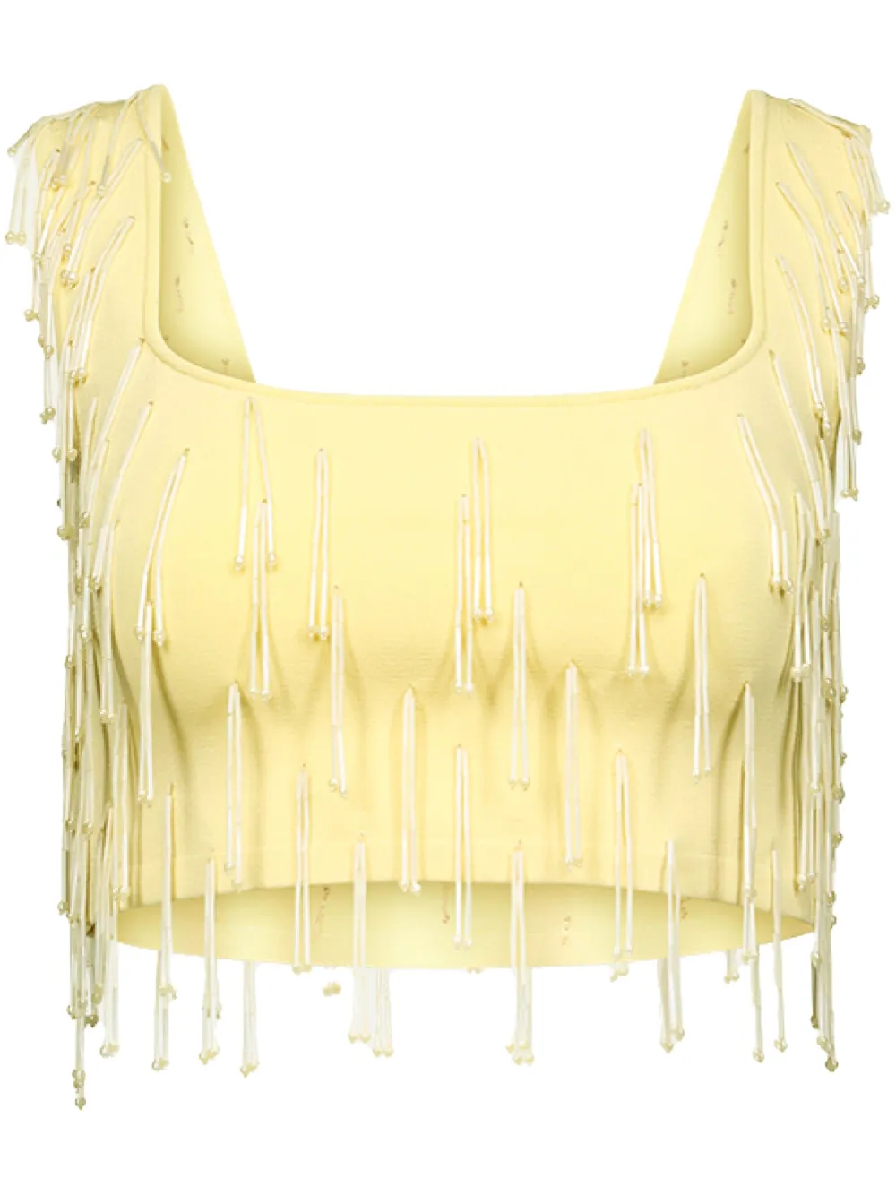 Укороченный топ Depois с бахромой Galvan, желтый
Укороченный топ Depois с бахромой Galvan, желтый