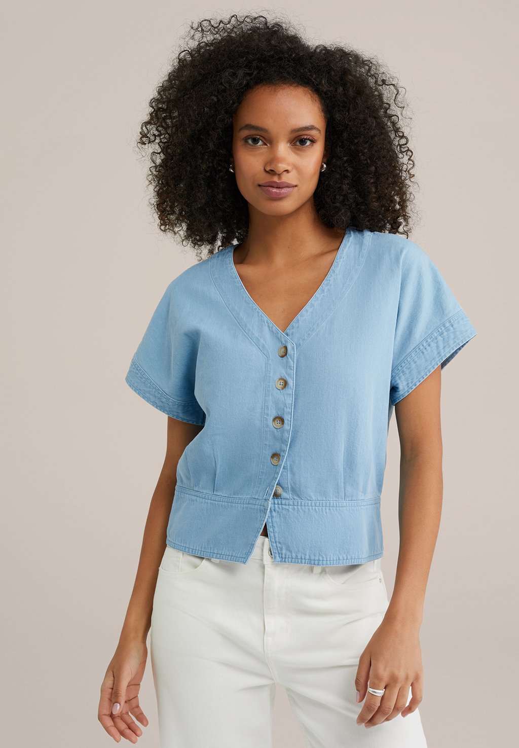 Блуза WE Fashion, светло-голубой
Блуза WE Fashion, светло-голубой