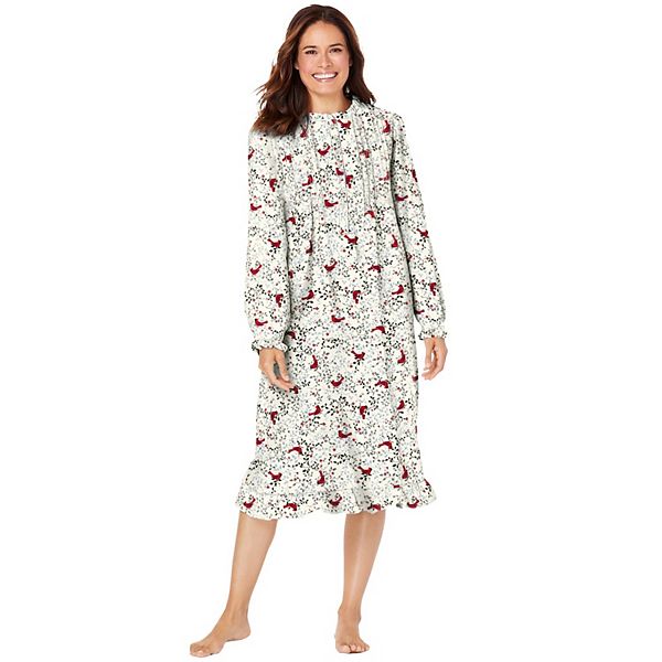 Платье-ночнушка Plus size из хлопкового фланеля с принтом Only Necessities, Classic Red Cardinals
Платье-ночнушка Plus size из хлопкового фланеля с принтом Only Necessities, Classic Red Cardinals