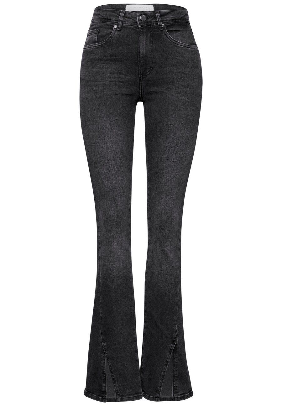 Расклешенные джинсы Street One Studio, черный деним
Расклешенные джинсы Street One Studio, черный деним