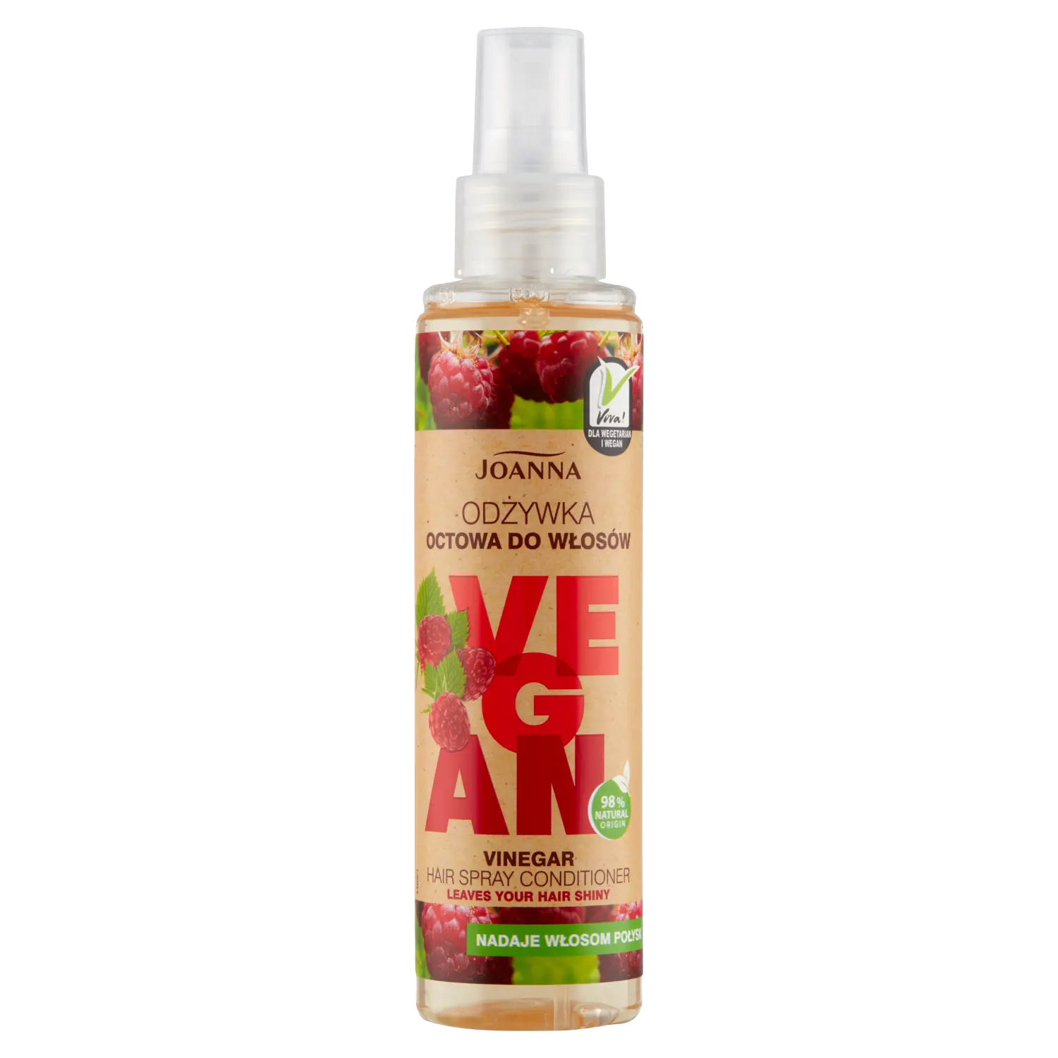 Joanna Vegan спрей-кондиционер для волос с уксусом, 150 мл
Joanna Vegan спрей-кондиционер для волос с уксусом, 150 мл