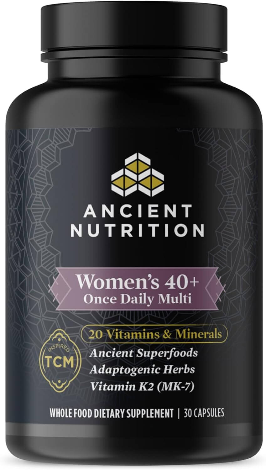 Мультивитамины для женщин 40+ Ancient Nutrition Once Daily Supports Bone Health, 30 капсул
Мультивитамины для женщин 40+ Ancient Nutrition Once Daily Supports Bone Health, 30 капсул