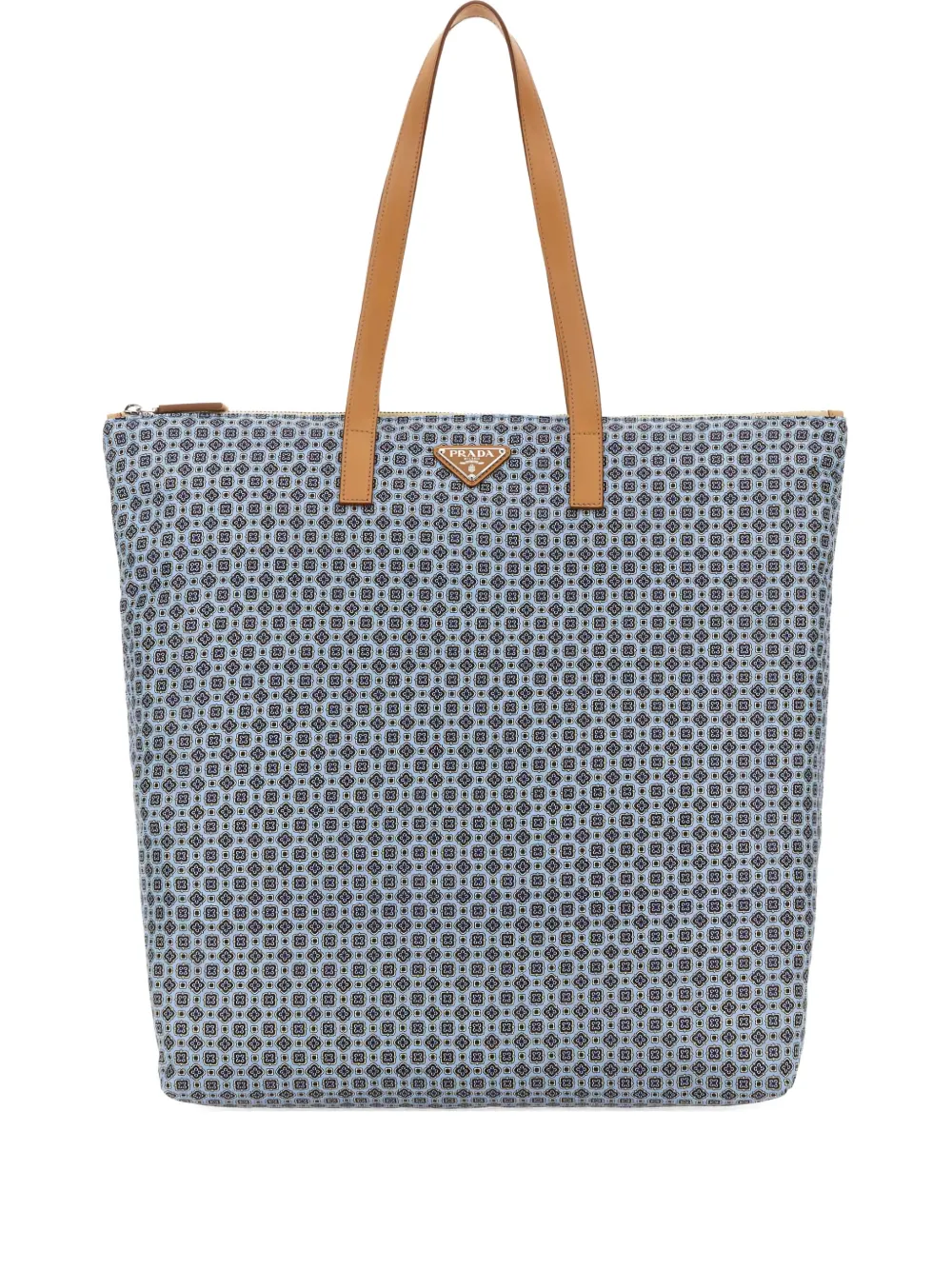 Большая сумка-тоут с геометрическим узором Prada, синий
Большая сумка-тоут с геометрическим узором Prada, синий