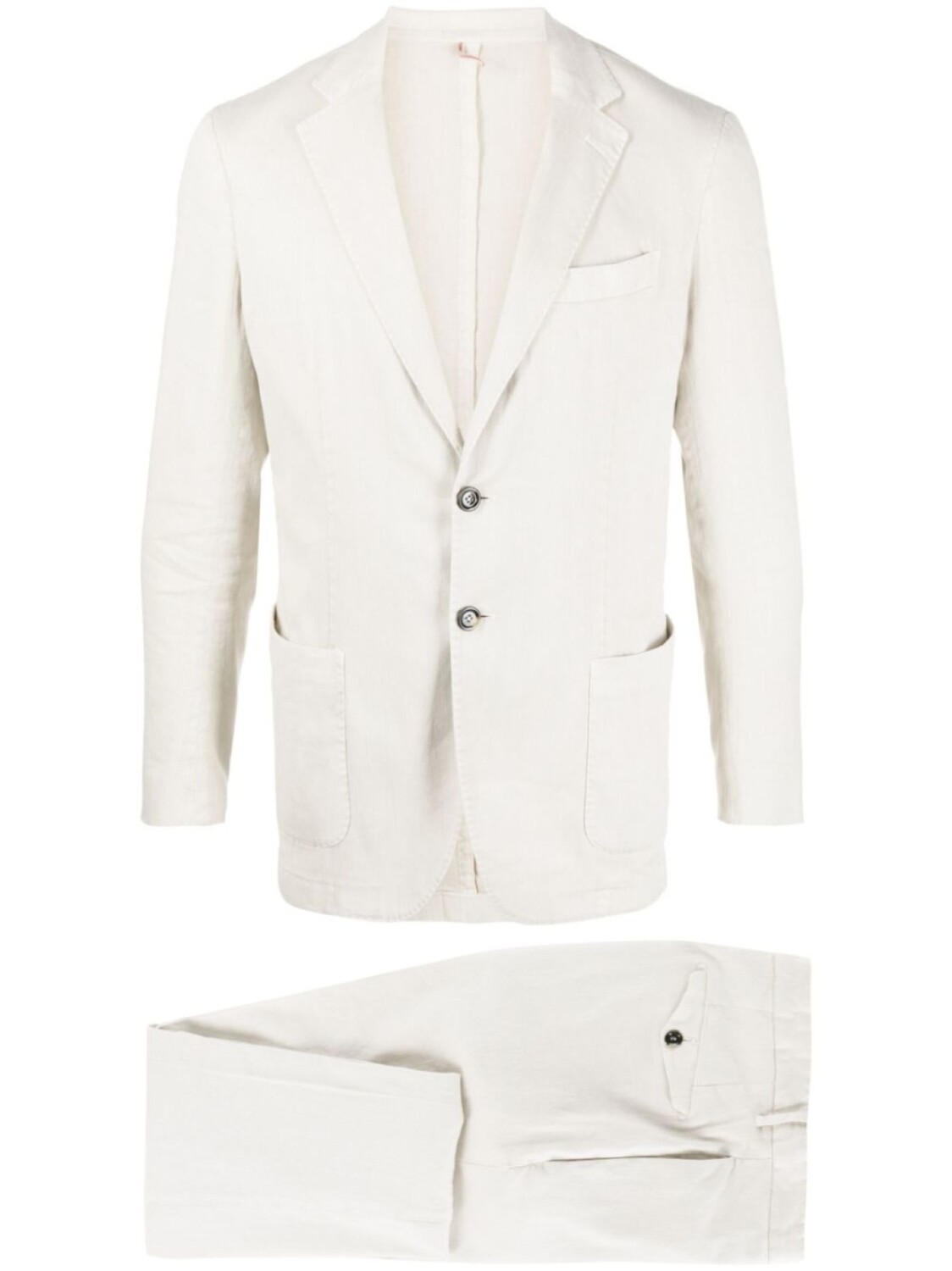 Костюм с однобортным пиджаком Dell'oglio, нейтральный цвет
Костюм с однобортным пиджаком Dell'oglio, нейтральный цвет