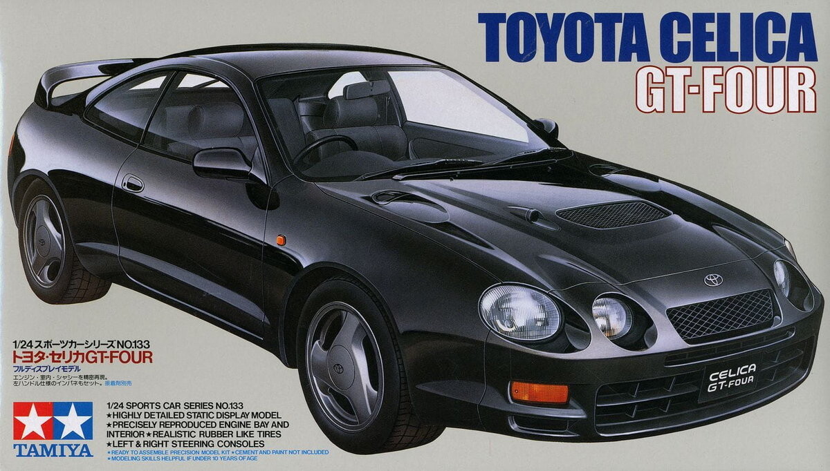 Тамия 24133 1:24 Toyota Celica Gt-Four Tamiya
Тамия 24133 1:24 Toyota Celica Gt-Four Tamiya