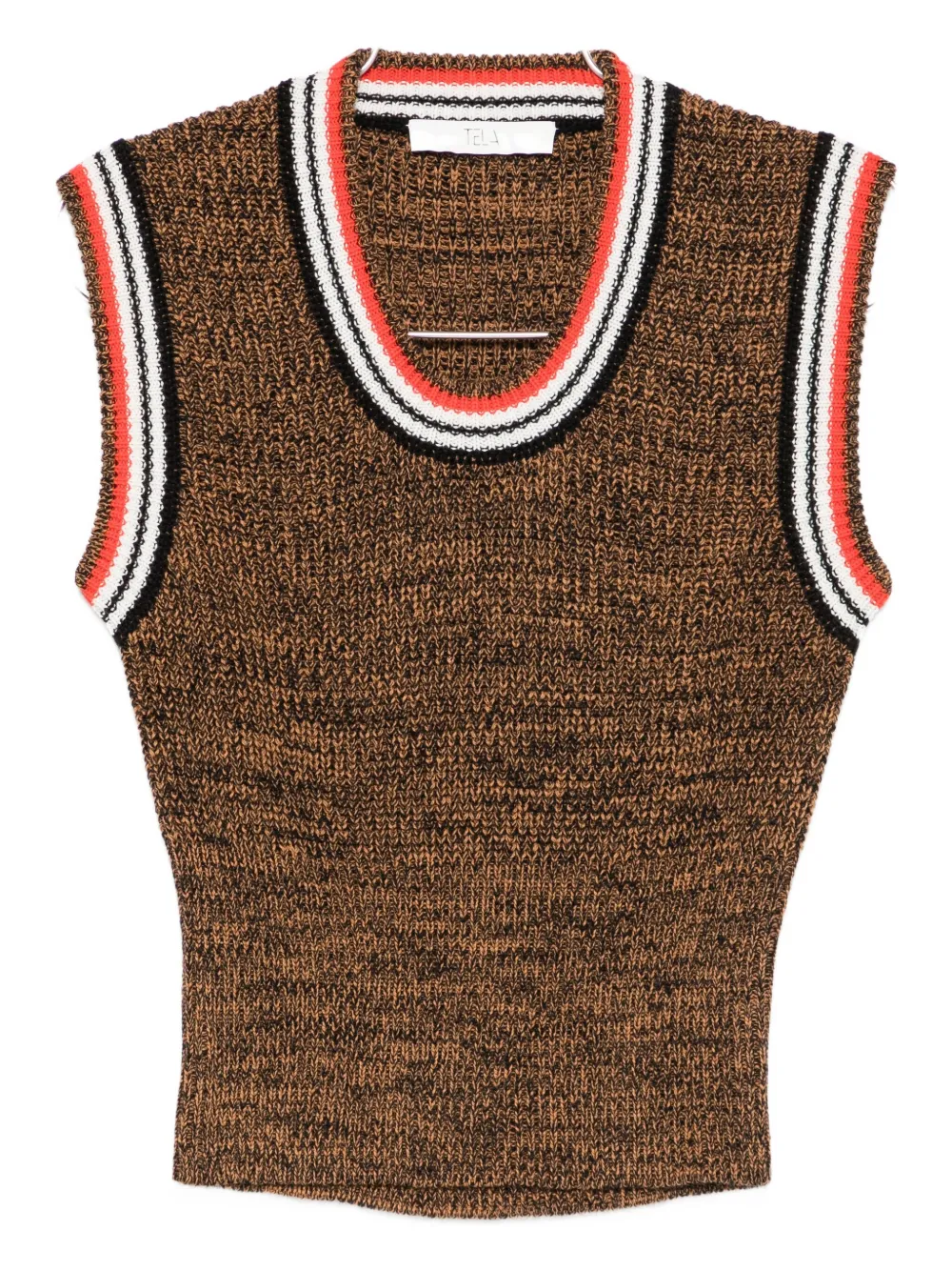 Жилет с полосками Tela, коричневый
Жилет с полосками Tela, коричневый