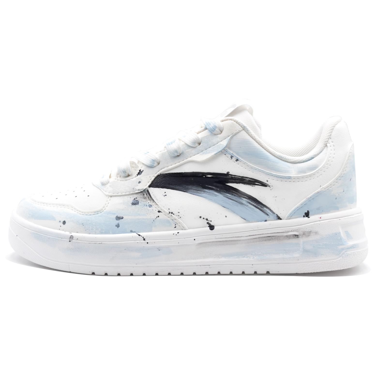 ANTA Нескользящие и износостойкие балансирующие низкие кроссовки для скейтбординга мужские, белые, синие
ANTA Нескользящие и износостойкие балансирующие низкие кроссовки для скейтбординга мужские, белые, синие