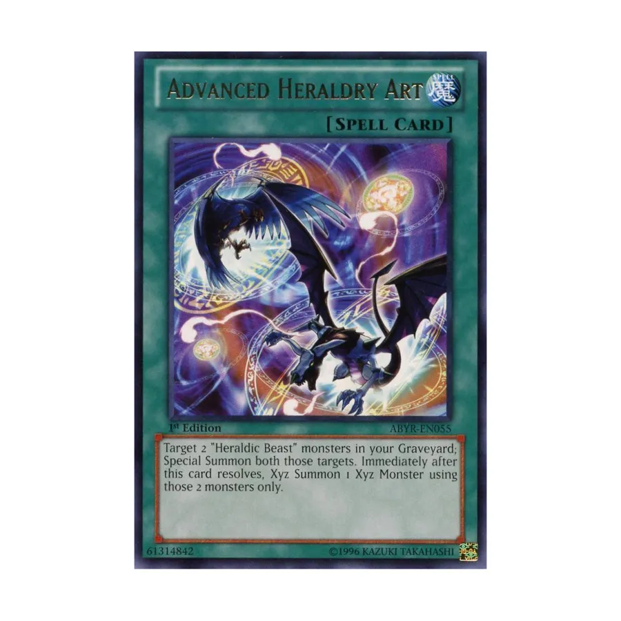 CCG Продвинутое искусство геральдики (редкое), Yu-Gi-Oh - Abyss Rising - Singles
CCG Продвинутое искусство геральдики (редкое), Yu-Gi-Oh - Abyss Rising - Singles