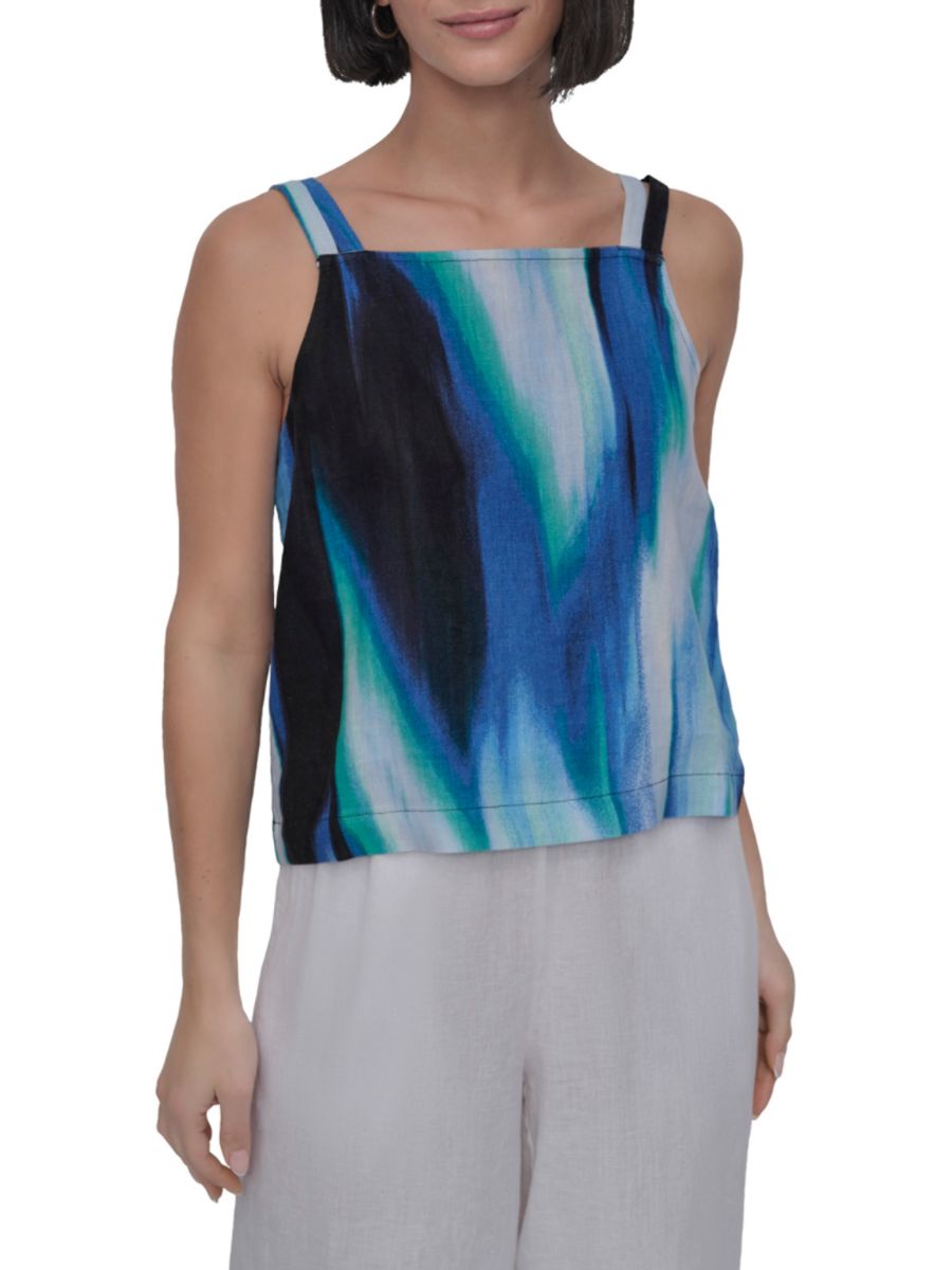 Льняной топ с принтом DKNY, цвет Caribbean
Льняной топ с принтом DKNY, цвет Caribbean