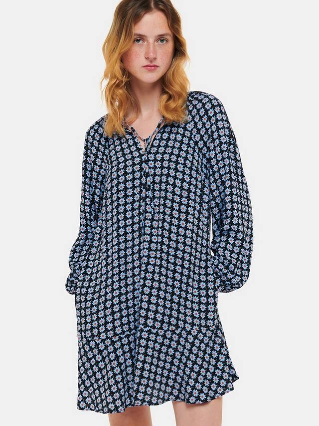 Мини-платье в цветочный горошек Whistles, синий/разноцветный
Мини-платье в цветочный горошек Whistles, синий/разноцветный