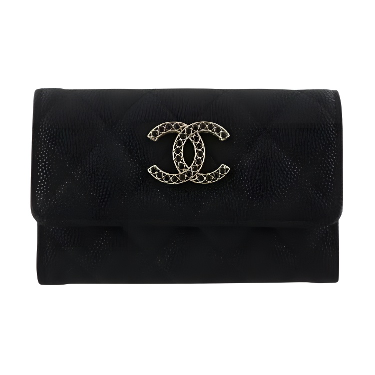 CHANEL Женский бумажник Bright Grain Calfskin черный
CHANEL Женский бумажник Bright Grain Calfskin черный