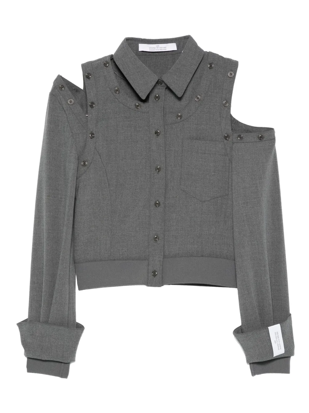 Рубашка с вырезами Rokh, серый
Рубашка с вырезами Rokh, серый