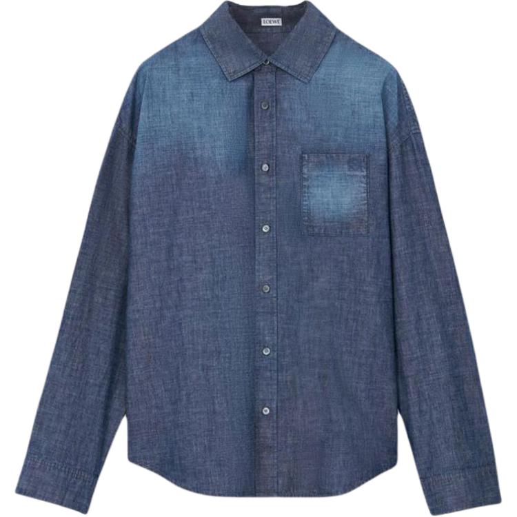 Вышитая джимовая рубашка anagram LOEWE, синий
Вышитая джимовая рубашка anagram LOEWE, синий