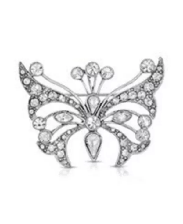 Брошь-Булавка в виде хрустальной бабочки 2028, silver-tone
Брошь-Булавка в виде хрустальной бабочки 2028, silver-tone