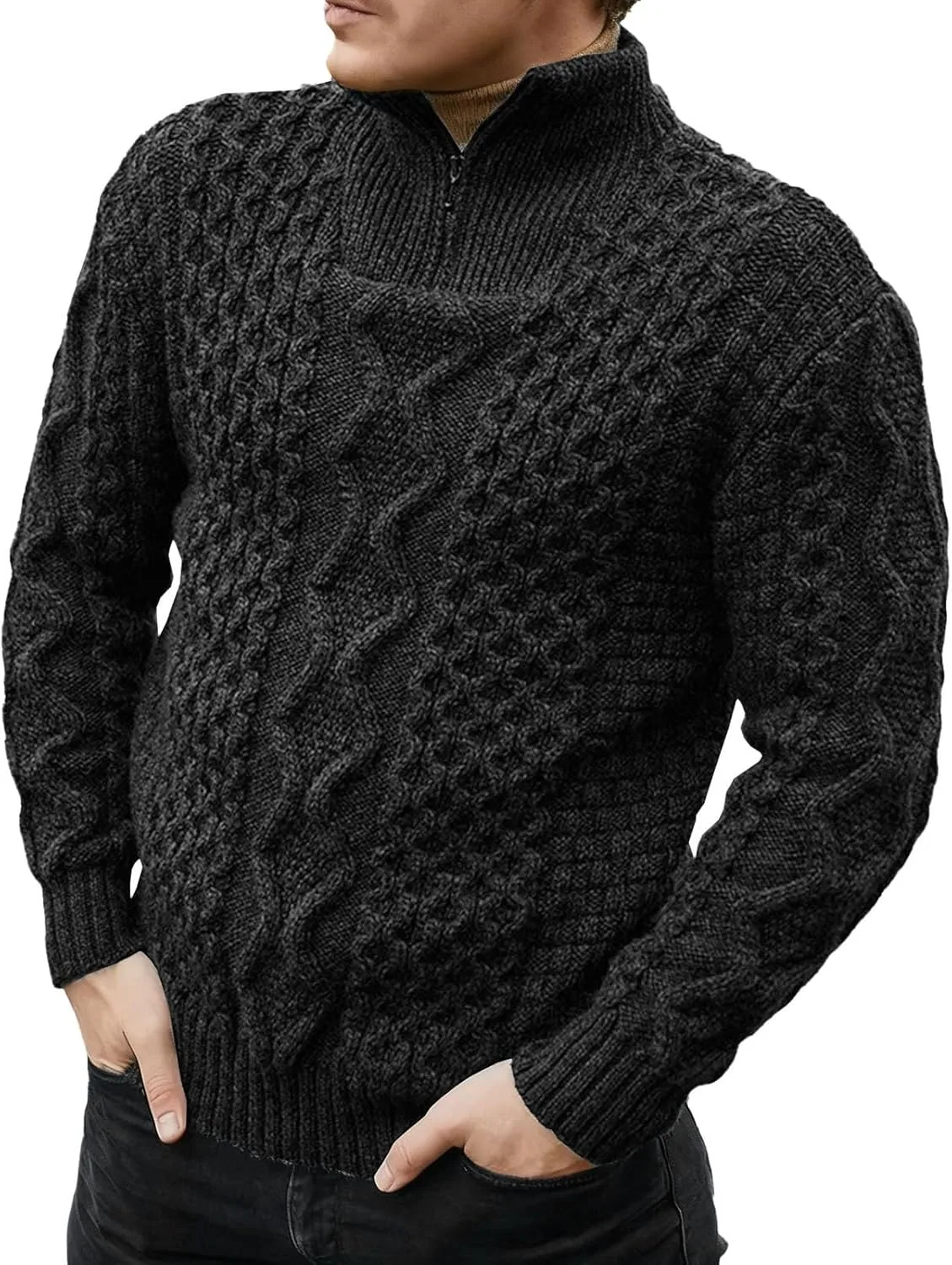 Свитер Half Zip Pullover мужской Fisherman Casual Slim Fit Kassercny
Свитер Half Zip Pullover мужской Fisherman Casual Slim Fit Kassercny