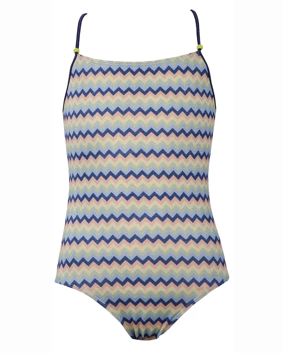 Купальник для девочек Лена с принтом зигзаг Red Point, многоцветный
Купальник для девочек Лена с принтом зигзаг Red Point, многоцветный