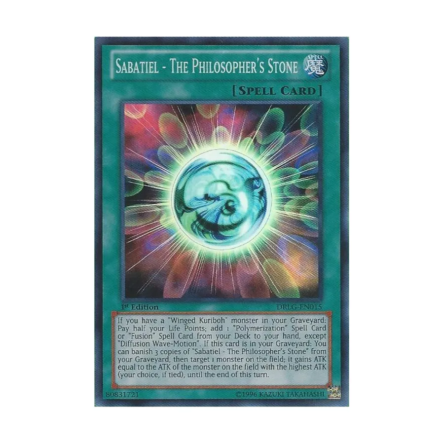 CCG Сабатиэль — Философский камень (супер редкий), Yu-Gi-Oh - Dragons of Legend - Singles
CCG Сабатиэль — Философский камень (супер редкий), Yu-Gi-Oh - Dragons of Legend - Singles