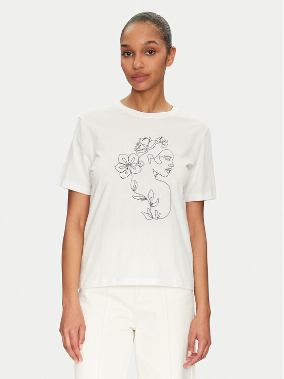 Футболка обычного кроя Sybil 14108062 Vila, белый
Футболка обычного кроя Sybil 14108062 Vila, белый