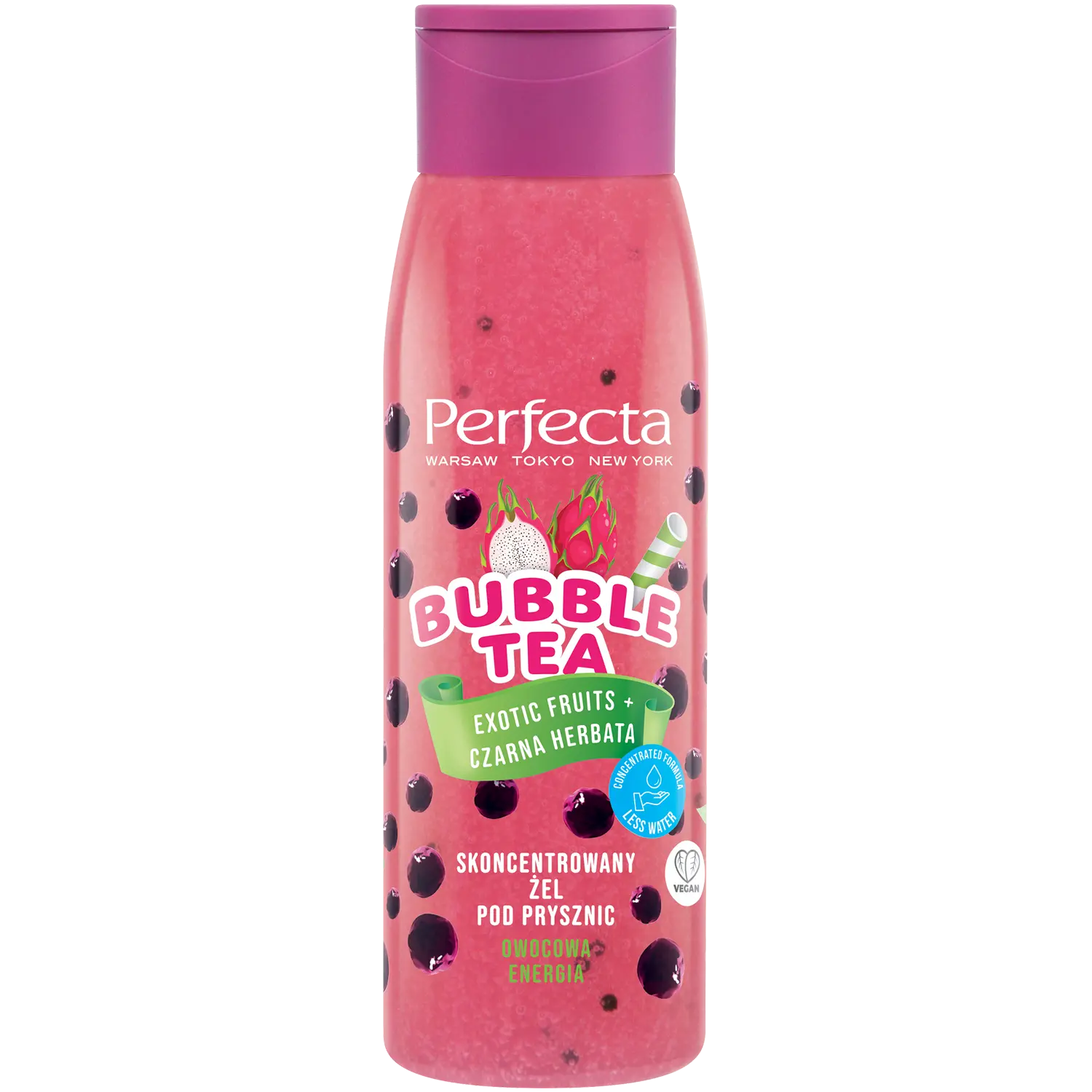 Perfecta Bubble Tea гель для душа, 400 мл
Perfecta Bubble Tea гель для душа, 400 мл