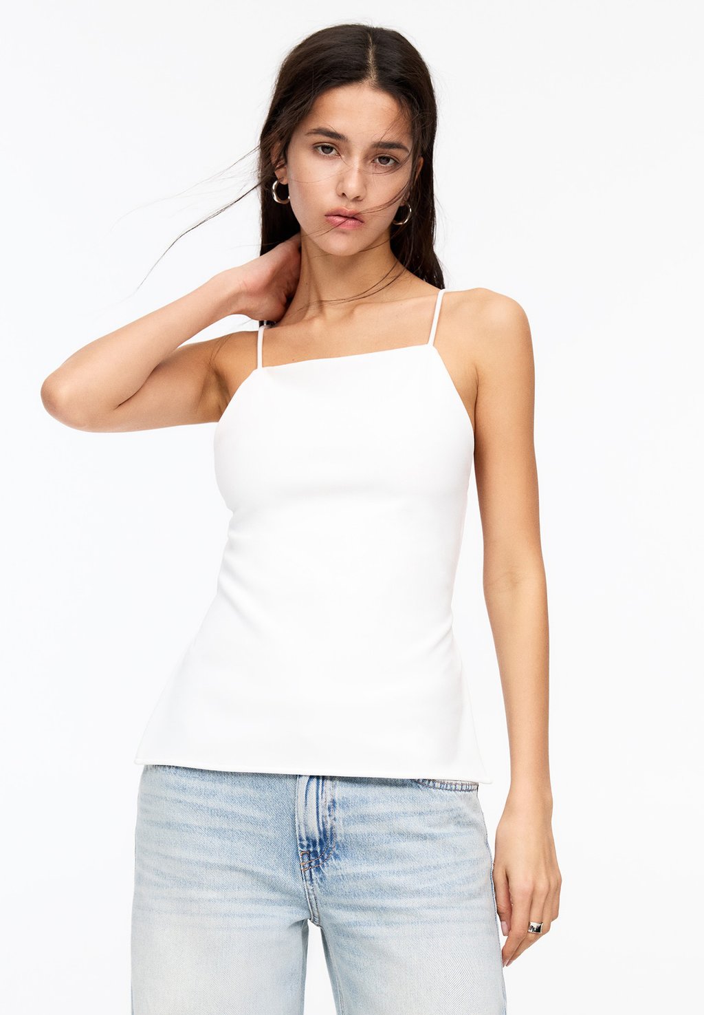 Топ PULL&BEAR, белый
Топ PULL&BEAR, белый