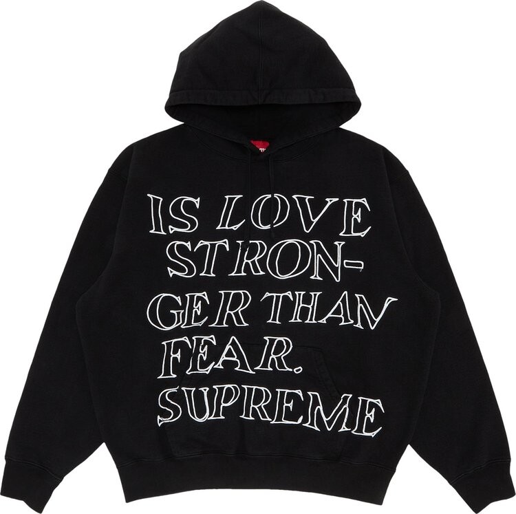 Толстовка Supreme Stronger Than Fear Hooded Sweatshirt 'Black', черный
Толстовка Supreme Stronger Than Fear Hooded Sweatshirt 'Black', черный