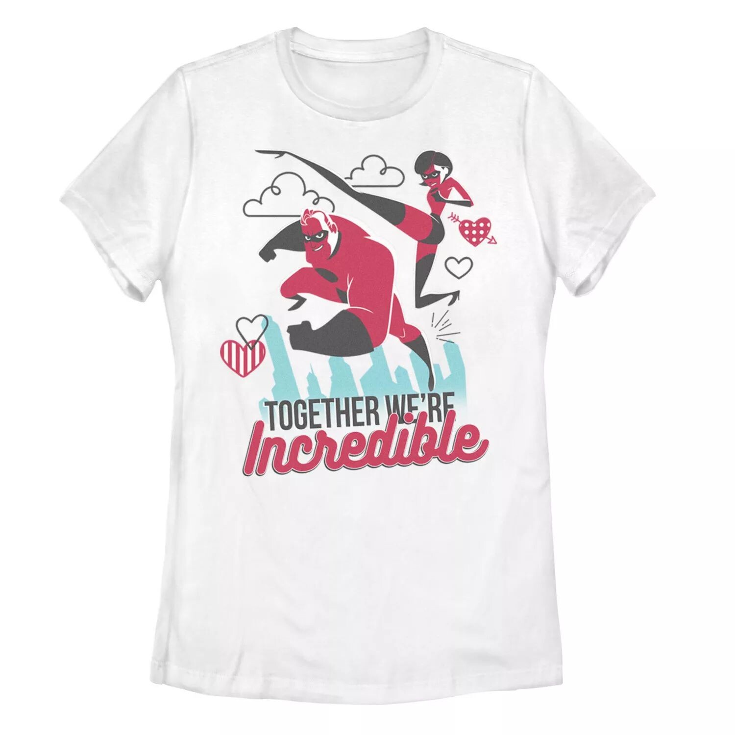 Юниорская футболка Disney Pixar Incredibles для пары в форме сердца и валентинки Licensed Character
Юниорская футболка Disney Pixar Incredibles для пары в форме сердца и валентинки Licensed Character