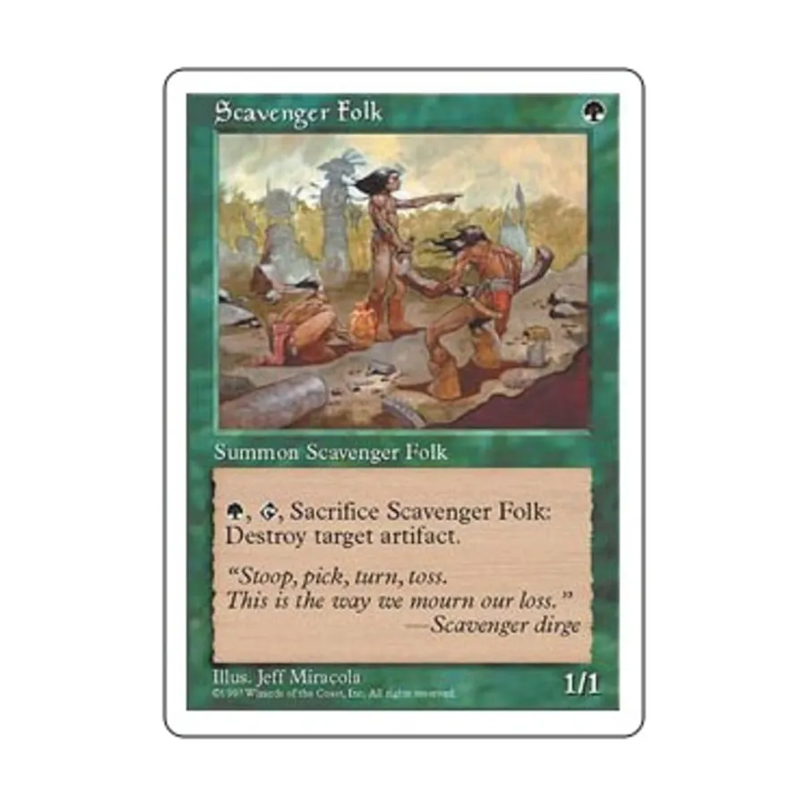 CCG Народ мусорщиков (C), MTG - 5th Edition
CCG Народ мусорщиков (C), MTG - 5th Edition