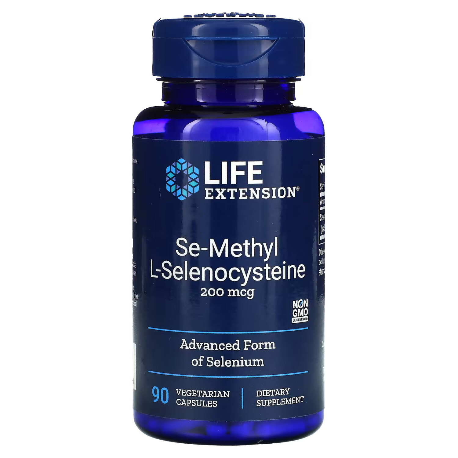 Life Extension, Семиметил L-селеноцистеин, 200 мкг, 90 вегетарианских капсул
Life Extension, Семиметил L-селеноцистеин, 200 мкг, 90 вегетарианских капсул