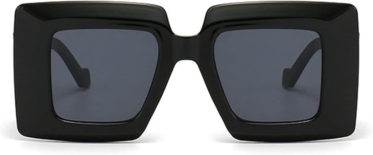 Willochra Винтажные солнцезащитные очки большого размера в квадратной оправе для женщин, роскошные солнцезащитные очки большого размера с принтом «зебра» для мужчин, с широкими дужками, Black
Willochra Винтажные солнцезащитные очки большого размера в квадратной оправе для женщин, роскошные солнцезащитные очки большого размера с принтом «зебра» для мужчин, с широкими дужками, Black