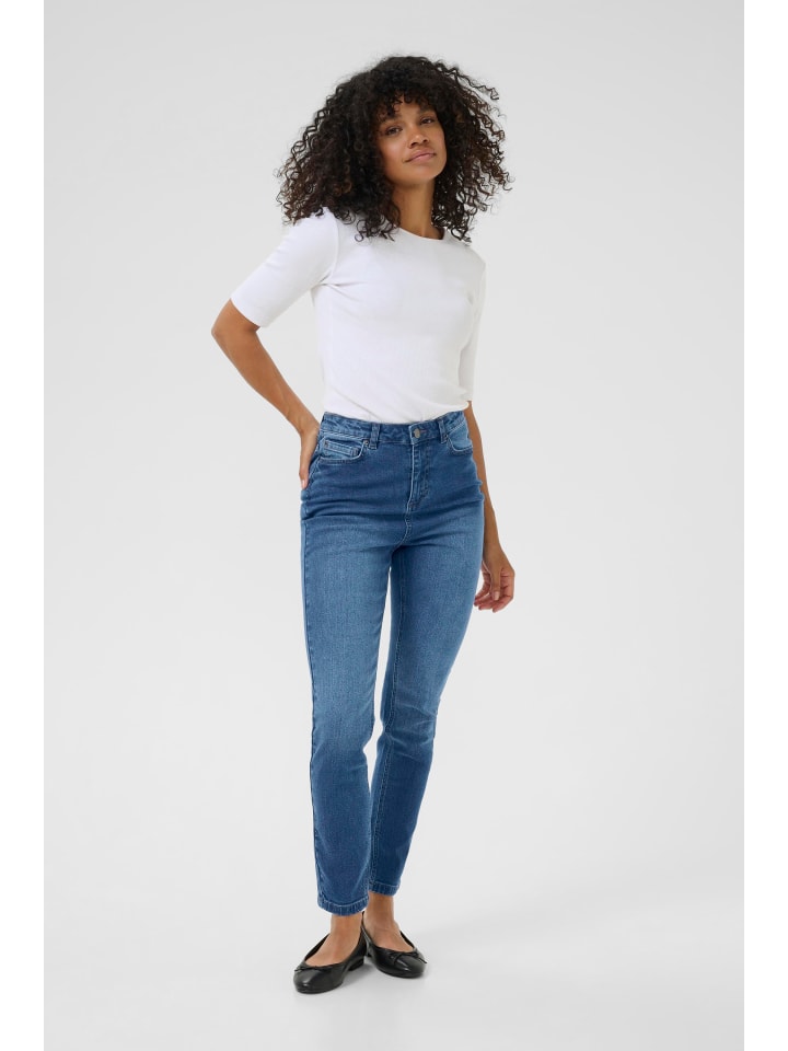 Джинсы KAwillow Slim Fit из средне-синего денима Kaffe
Джинсы KAwillow Slim Fit из средне-синего денима Kaffe