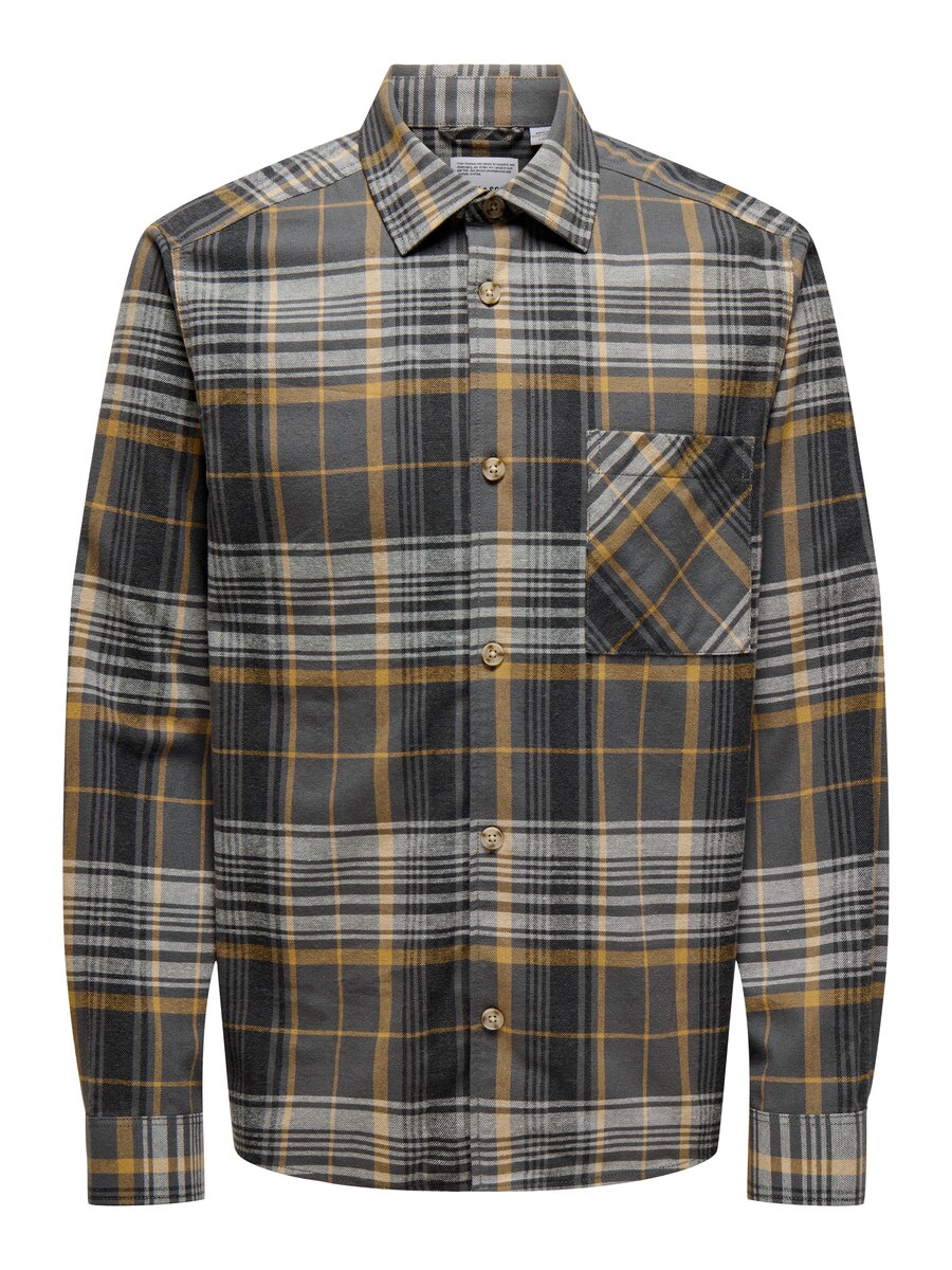Клетчатая рубашка Only & Sons Regular fit Button Up Shirt ONSMason, цвет cognac/cappuccino/dark brown
Клетчатая рубашка Only & Sons Regular fit Button Up Shirt ONSMason, цвет cognac/cappuccino/dark brown