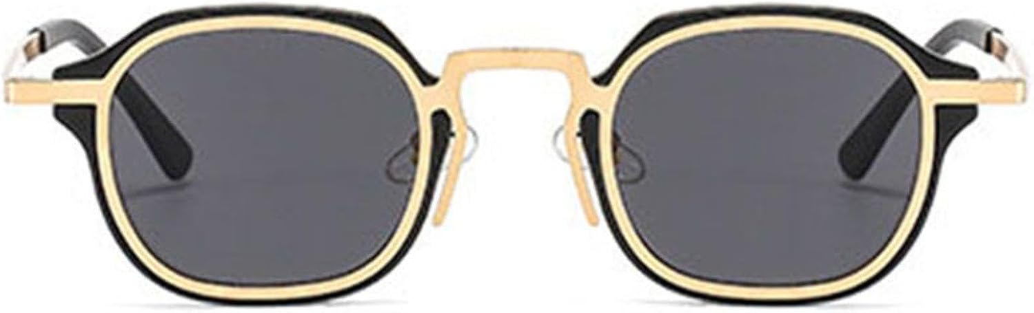 Солнцезащитные очки с защитой от УФ-излучения UV400 | Металлический панк, маленькая оправа | Линзы конфетных цветов, для занятий спортом на открытом воздухе и вождения DSVIGF, Black Gold
Солнцезащитные очки с защитой от УФ-излучения UV400 | Металлический панк, маленькая оправа | Линзы конфетных цветов, для занятий спортом на открытом воздухе и вождения DSVIGF, Black Gold