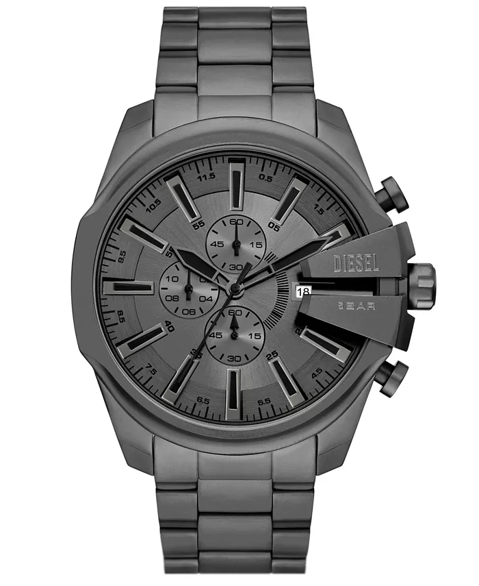 Мужские часы Mega Chief Slim Quartz Chronograph, серые, из нержавеющей стали, 48 мм Diesel
Мужские часы Mega Chief Slim Quartz Chronograph, серые, из нержавеющей стали, 48 мм Diesel