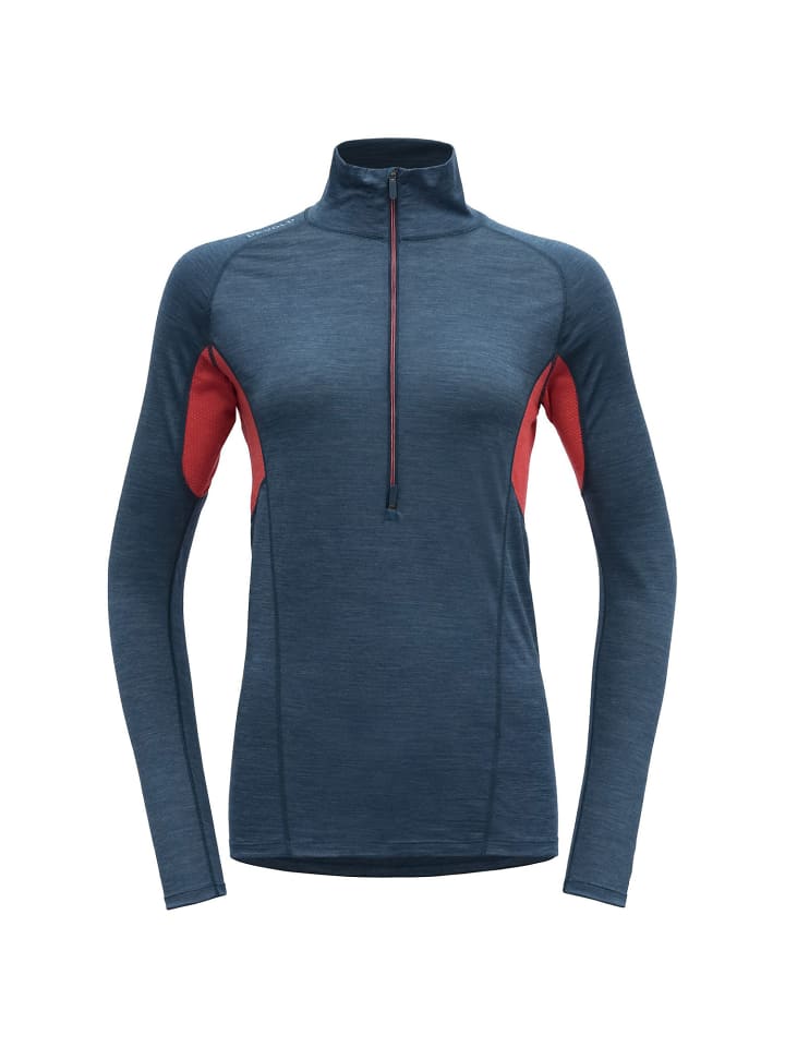 DEVOLD Спортивная футболка W RUNNING MERINO 130 с застежкой-молнией на воротнике, синяя
DEVOLD Спортивная футболка W RUNNING MERINO 130 с застежкой-молнией на воротнике, синяя
