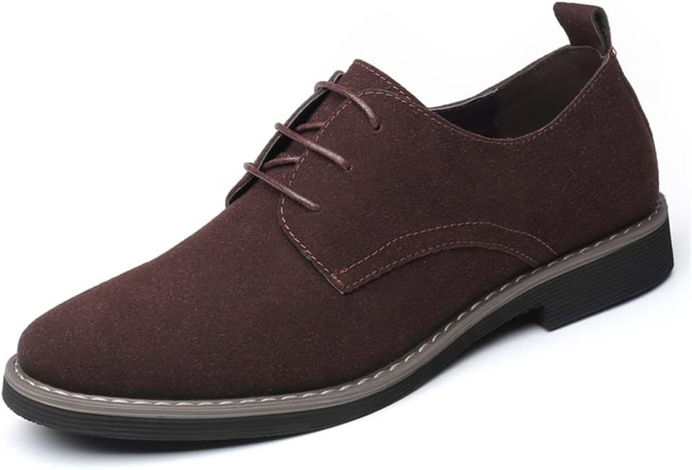 Мужские замшевые кожаные туфли LLTMALL с шнуровкой и округлым носком, коричневый
Мужские замшевые кожаные туфли LLTMALL с шнуровкой и округлым носком, коричневый