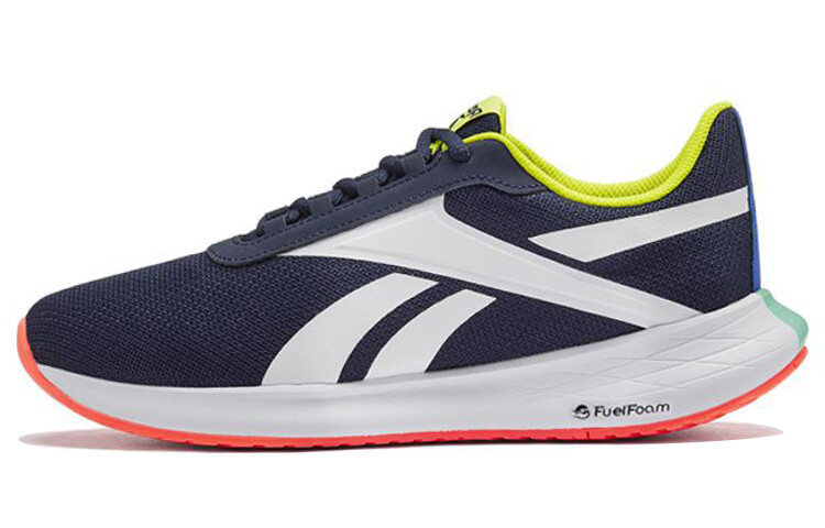 Кроссовки для бега Energen мужские с низким верхом темно-синие/белые Reebok 
Кроссовки для бега Energen мужские с низким верхом темно-синие/белые Reebok