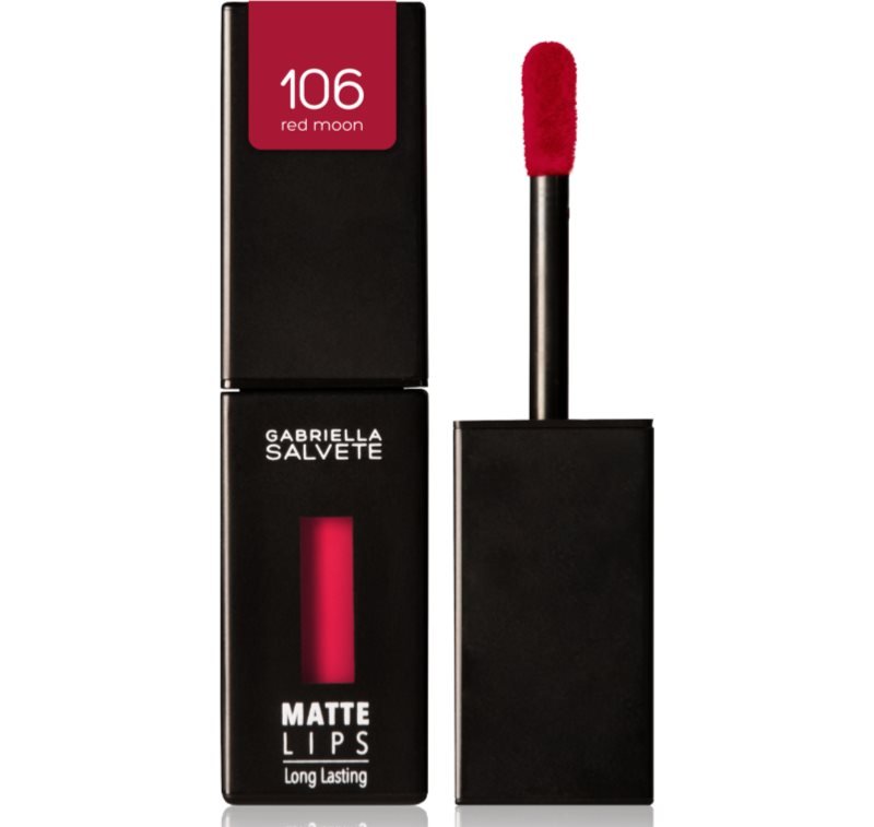 Стойкая жидкая губная помада Gabriella Salvete Matte Lips с матовым финишем, оттенок 106 Red Moon 4,5 мл
Стойкая жидкая губная помада Gabriella Salvete Matte Lips с матовым финишем, оттенок 106 Red Moon 4,5 мл