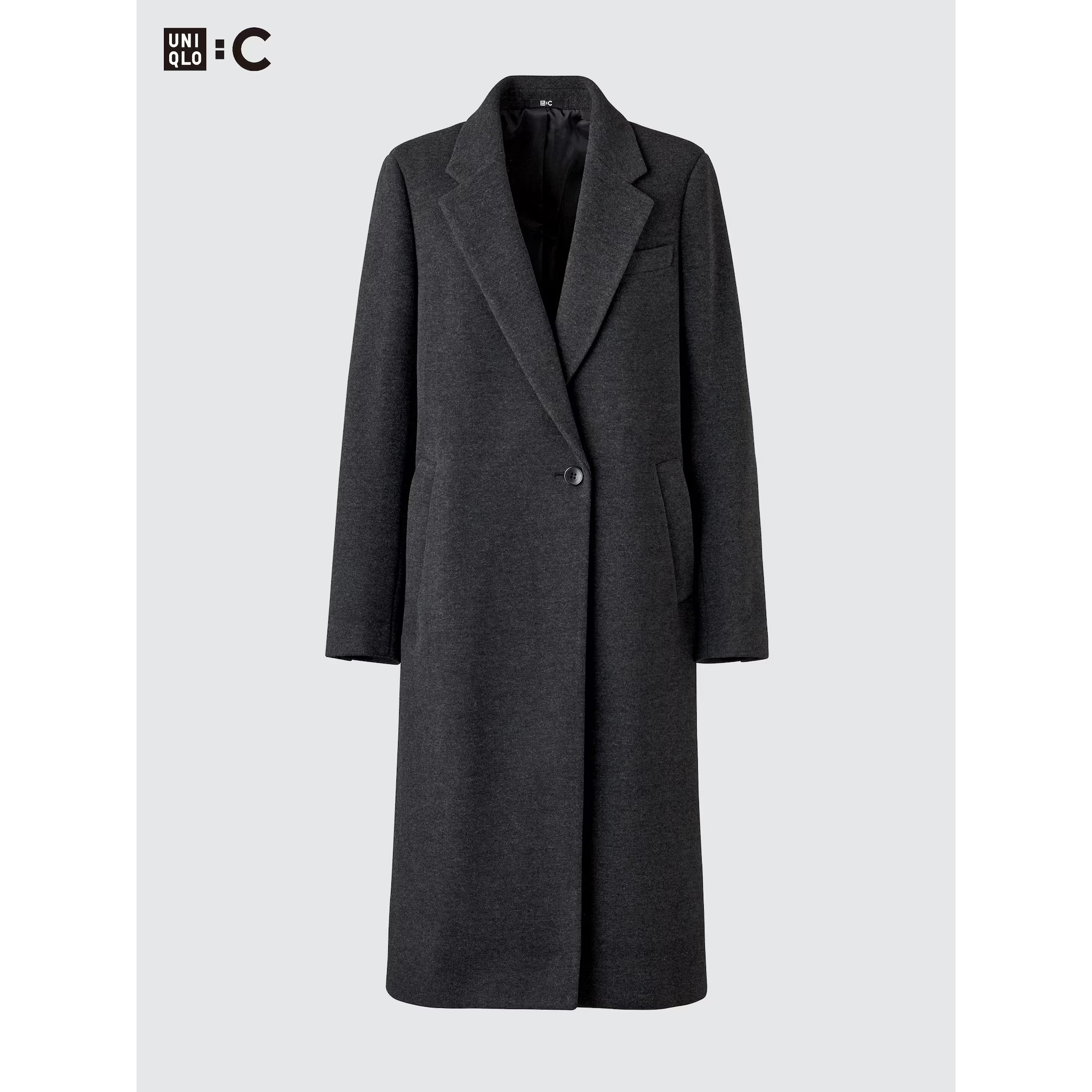 Длинное пальто Uniqlo, 08 темно-серый
Длинное пальто Uniqlo, 08 темно-серый