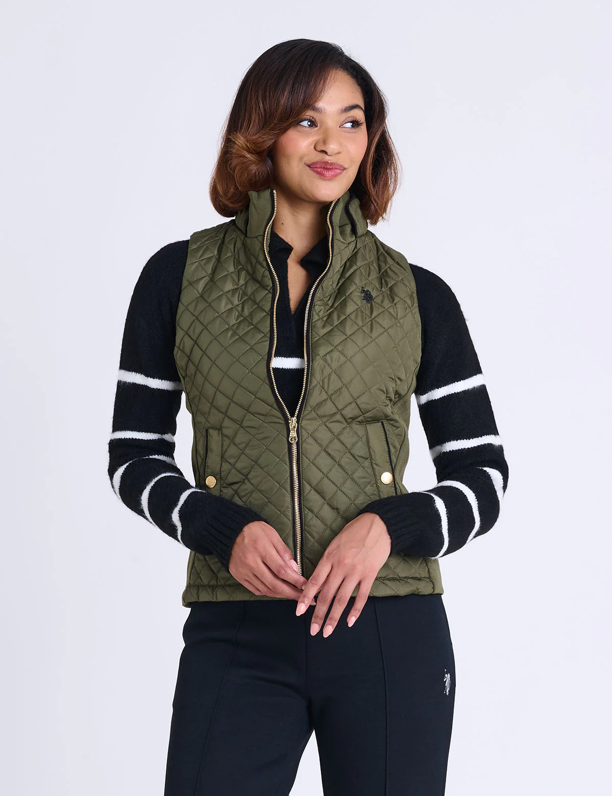 Утепленный жилет U.S. Polo Assn Side Knit Quilted, темно-зеленый
Утепленный жилет U.S. Polo Assn Side Knit Quilted, темно-зеленый
