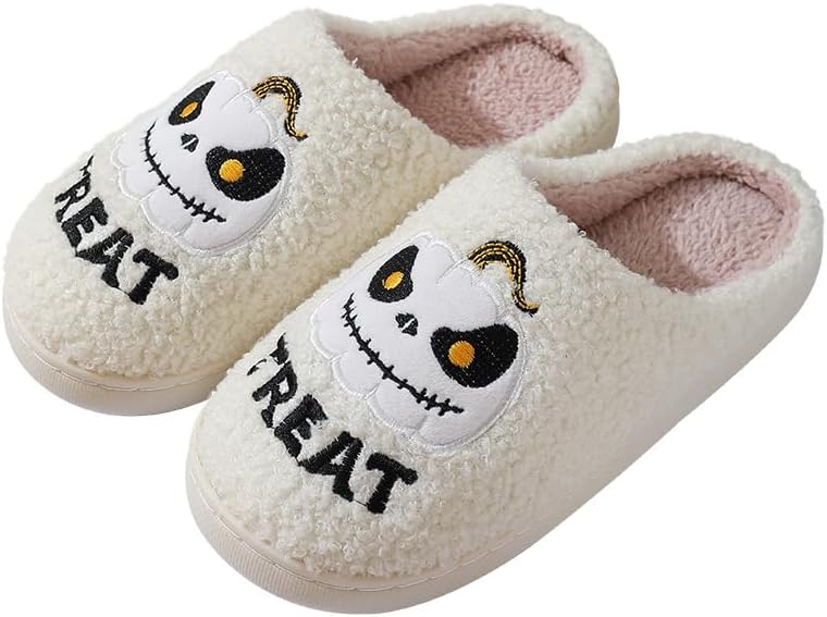 Женские и мужские тапочки FSwinder, ретро, с эффектом памяти, с милыми мультяшными скелетами, привидениями и тыквами, плюшевые, мягкие, теплые, с меховой подкладкой, противоскользящие, для дома и зимы, белый
Женские и мужские тапочки FSwinder, ретро, с эффектом памяти, с милыми мультяшными скелетами, привидениями и тыквами, плюшевые, мягкие, теплые, с меховой подкладкой, противоскользящие, для дома и зимы, белый