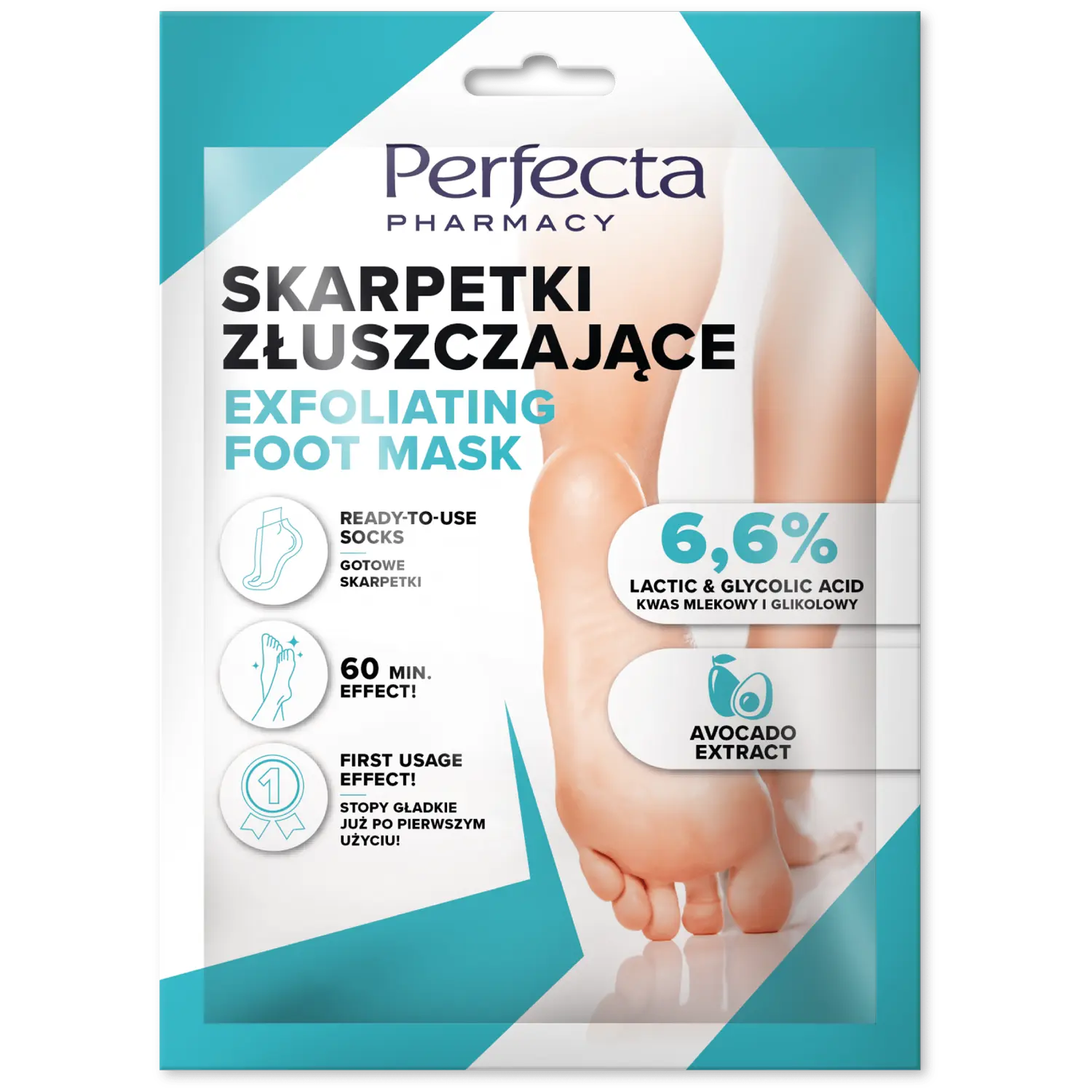 Perfecta отшелушивающие носки для ног, 1 пара
Perfecta отшелушивающие носки для ног, 1 пара