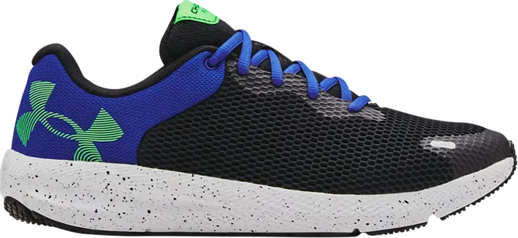 Кроссовки Under Armour Charged Pursuit 2 Big Logo Speckle - Black Blue Green, черный
Кроссовки Under Armour Charged Pursuit 2 Big Logo Speckle - Black Blue Green, черный