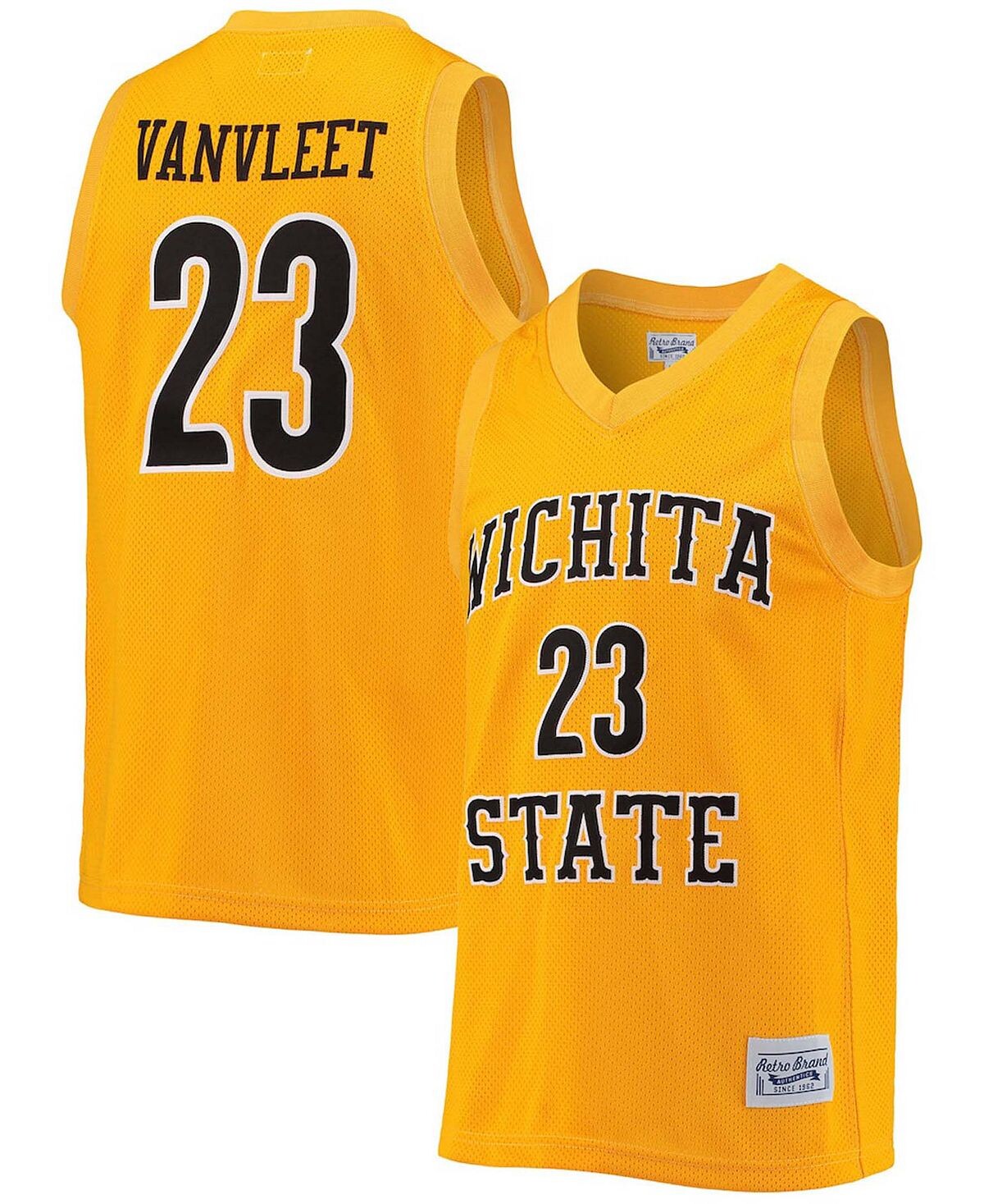 Мужская памятная классическая баскетбольная майка fred vanvleet gold wichita state shockers Original Retro Brand
Мужская памятная классическая баскетбольная майка fred vanvleet gold wichita state shockers Original Retro Brand
